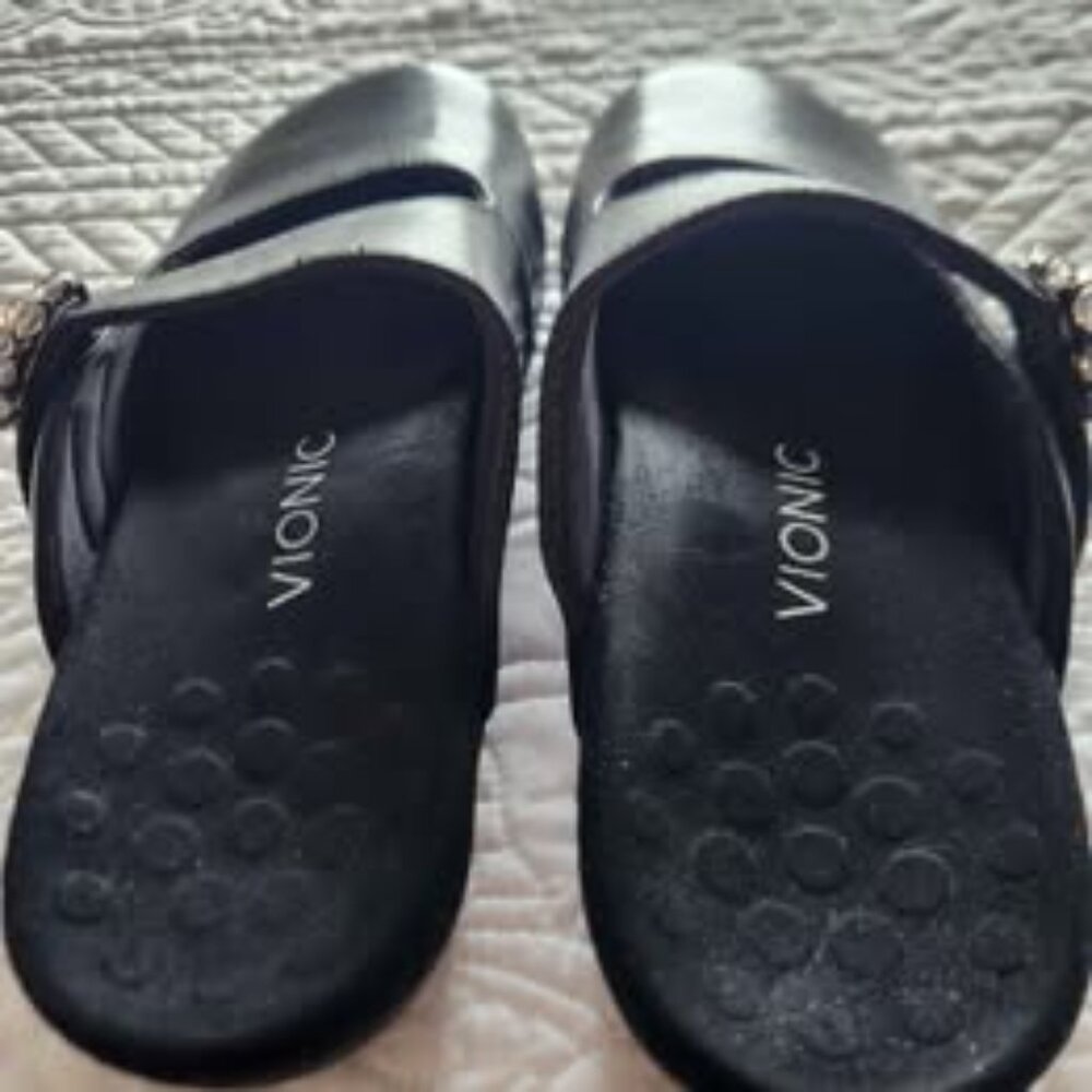 Vionic Mary Jane Mules Ladies Size 8 - Picture 4 of 6
